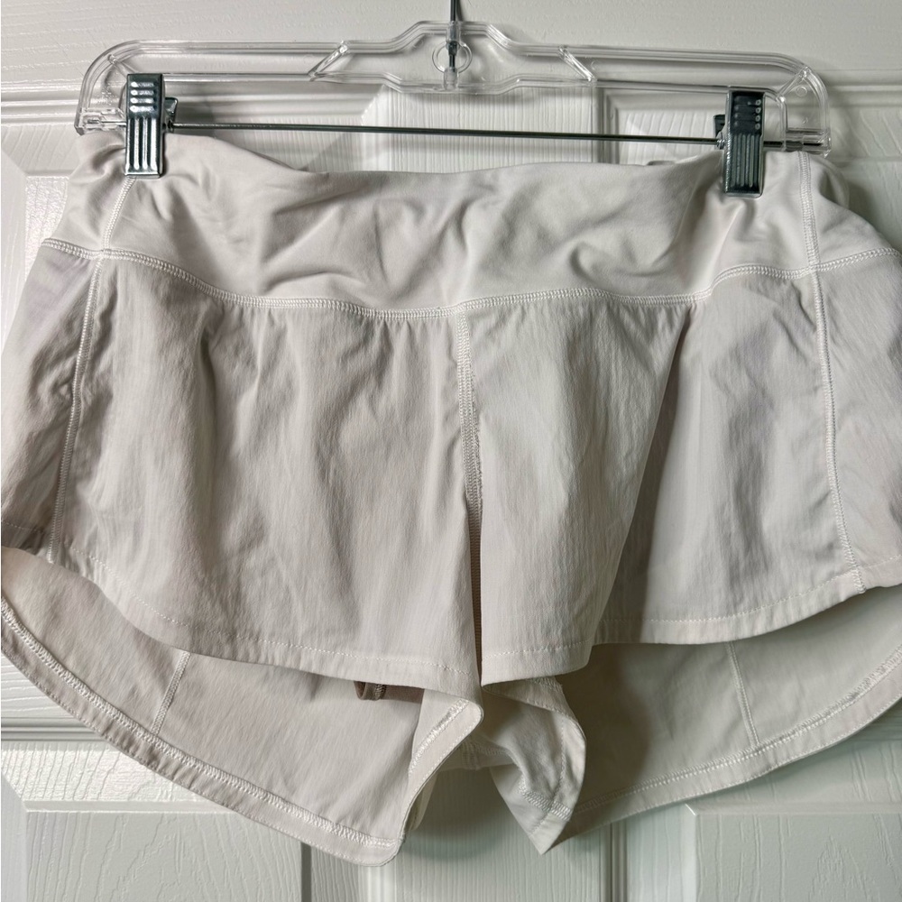 lululemon athletica White Hotty Hot Athletic Shorts